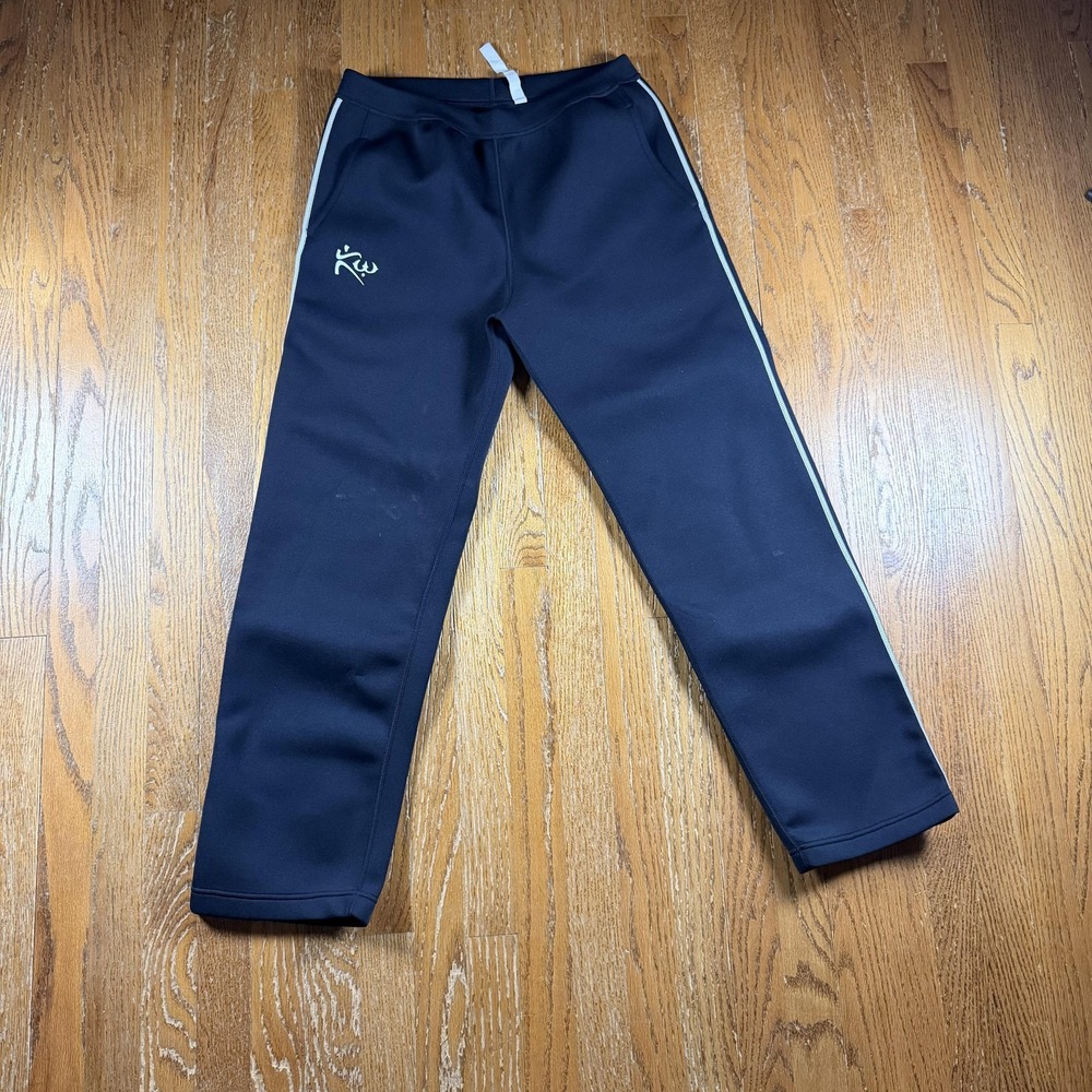 Kutting Weight Pants Mens Large Black Neoprene Sauna Thermal Track Side Stripe